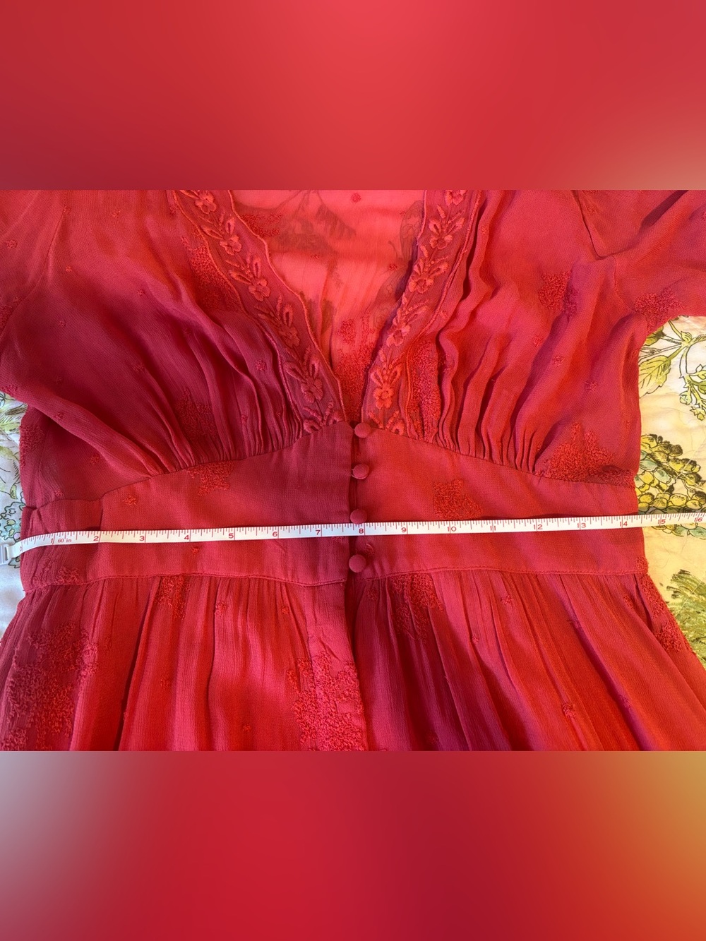 Free People By TiMo Raspberry Maxi Dress - Picture 5 of 7